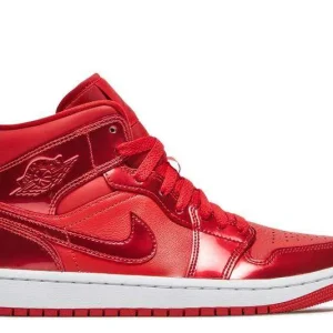AIR JORDAN 1 MID 'UNIVERSITY RED POMENEGRATE'
